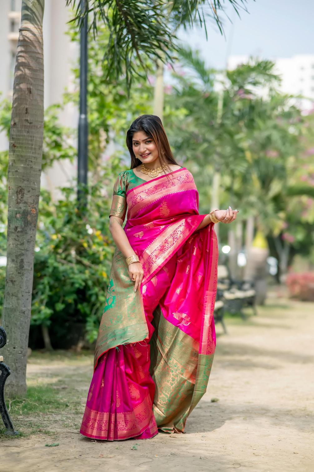 Dazira Premium Soft Banarasi Katan Silk catalog sarees of southern india