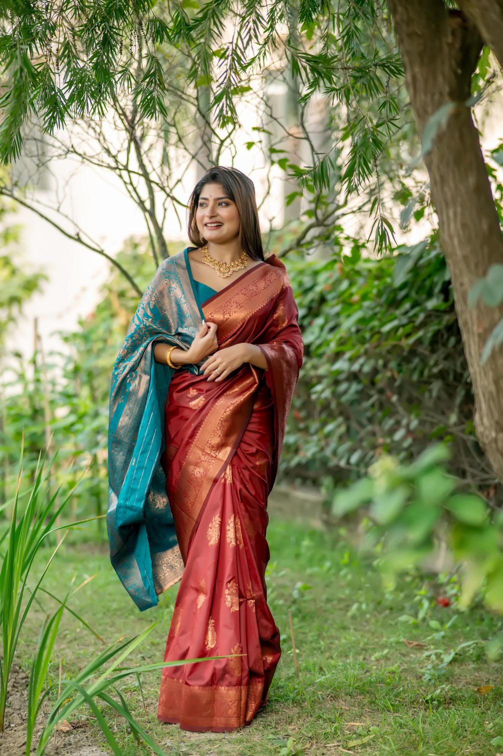 Dazira Premium Soft Banarasi Katan Silk catalog sarees of southern india