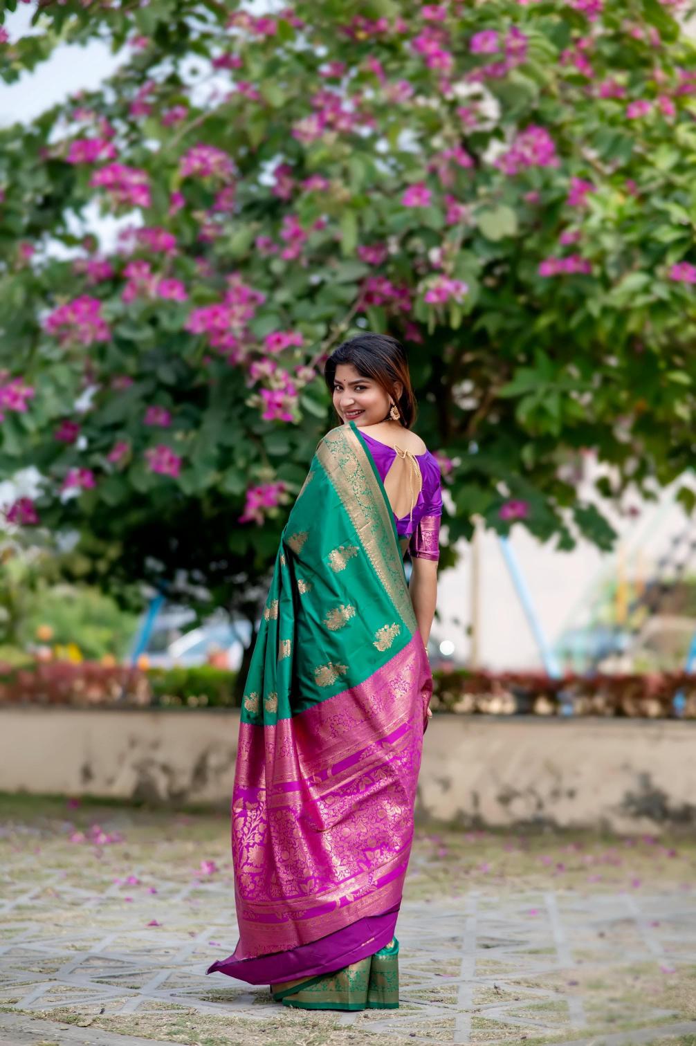 Dazira Premium Soft Banarasi Katan Silk catalog sarees of southern india