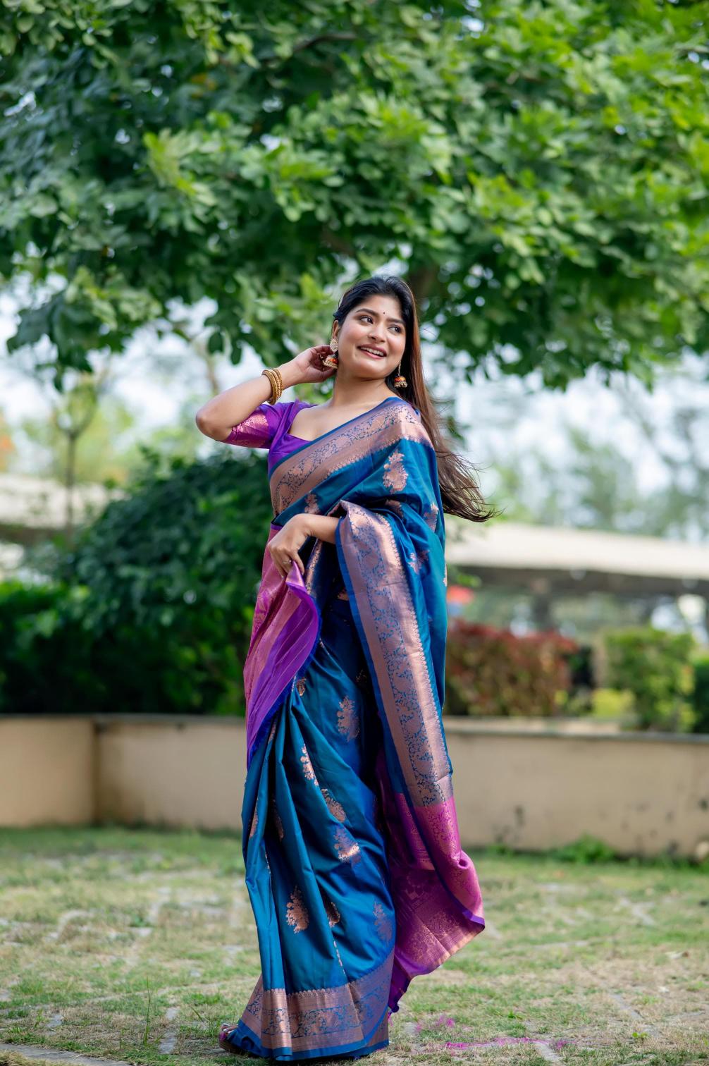 Dazira Premium Soft Banarasi Katan Silk catalog sarees of southern india