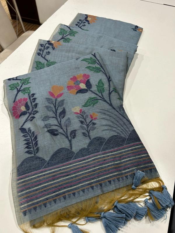 Dazira Premium soft muga Cotton vol 10 Catalog bombay market surat saree price