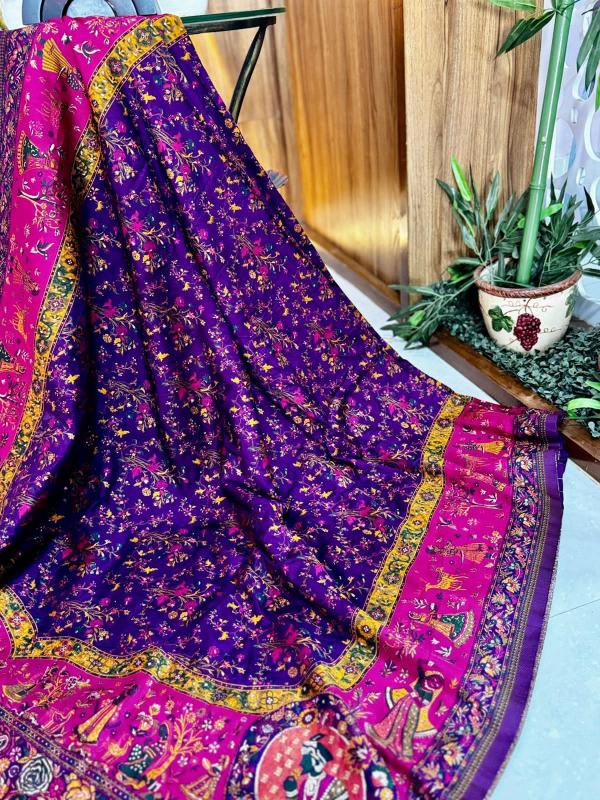 Dazira Pure n Soft Rajwadi pashmina Vol 4 Catalog saree shops in surat india
