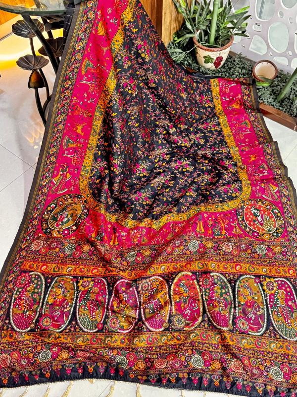 Dazira Pure n Soft Rajwadi pashmina Vol 4 Catalog saree shops in surat india