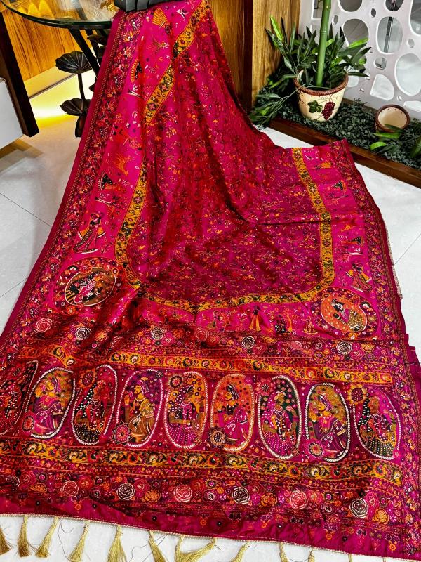 Dazira Pure n Soft Rajwadi pashmina Vol 4 Catalog saree shops in surat india