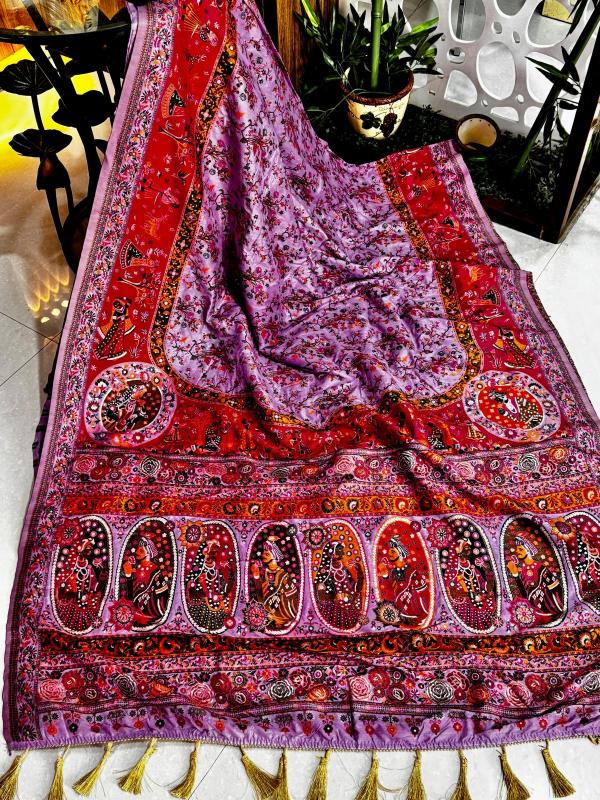 Dazira Pure n Soft Rajwadi pashmina Vol 4 Catalog saree shops in surat india