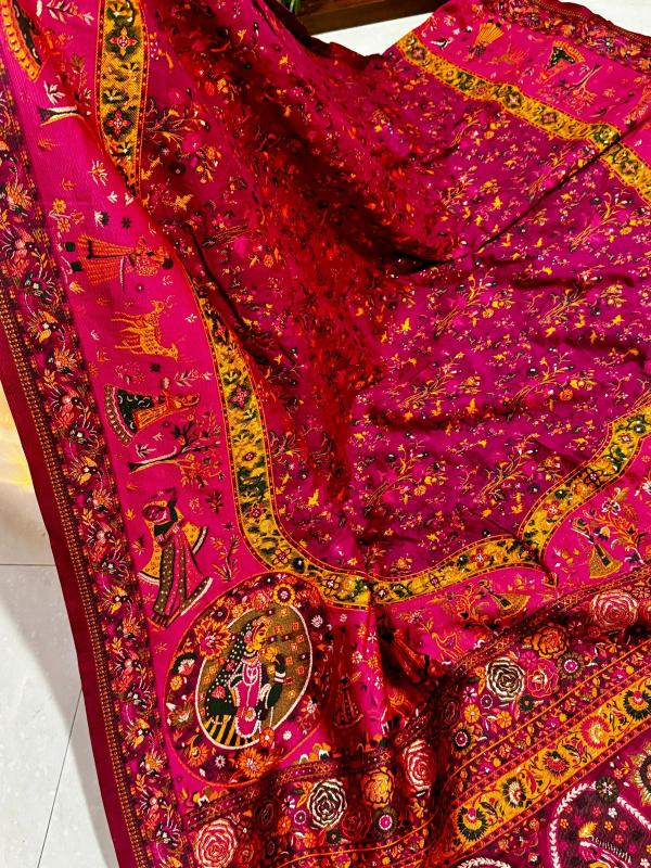Dazira Pure n Soft Rajwadi pashmina Vol 4 Catalog saree shops in surat india