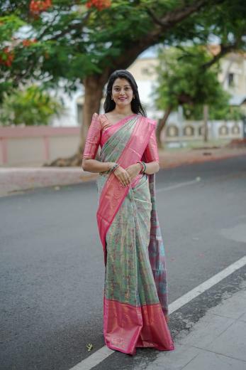 Dazira Pushpa Vol 5 catalog kanjivaram saree catalogue in surat