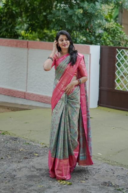Dazira Pushpa Vol 5 catalog kanjivaram saree catalogue in surat