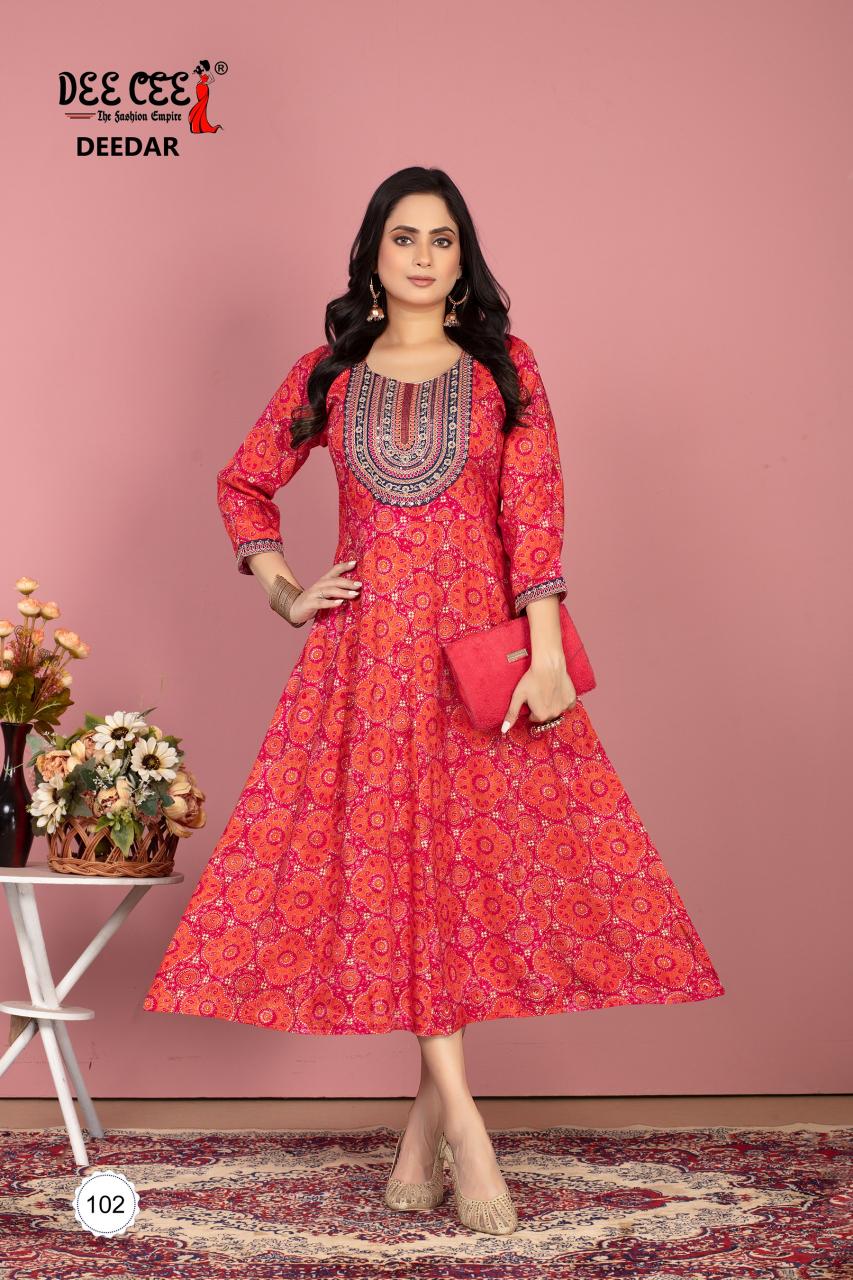 Deecee Deedar catalog pakistani long kurtis online in india