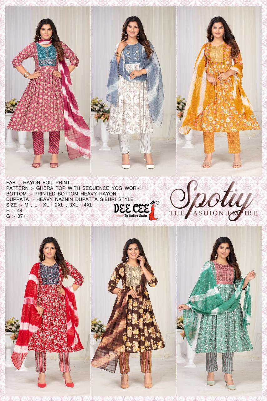 Deecee Spotiy catalog indian kurti for woman