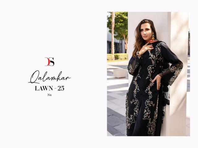 Deepsy Qalamkar Lawn 25 Nx catalog pakistani cotton suits wholesale