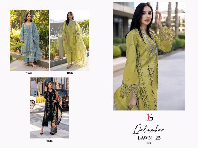 Deepsy Qalamkar Lawn 25 Nx catalog pakistani cotton suits wholesale