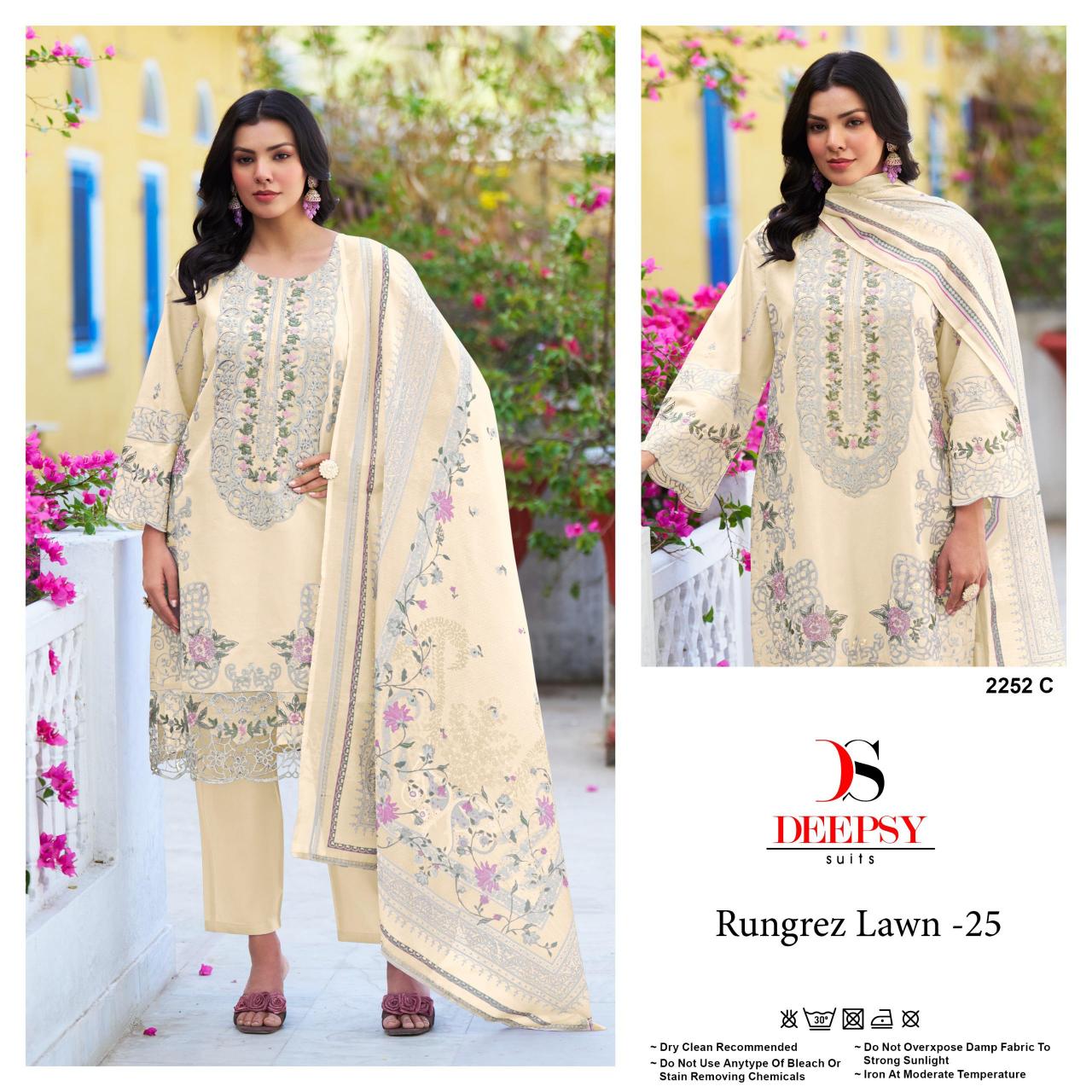 Deepsy Rungrez Lawn 25 Catalog pakistani cotton suits online shopping