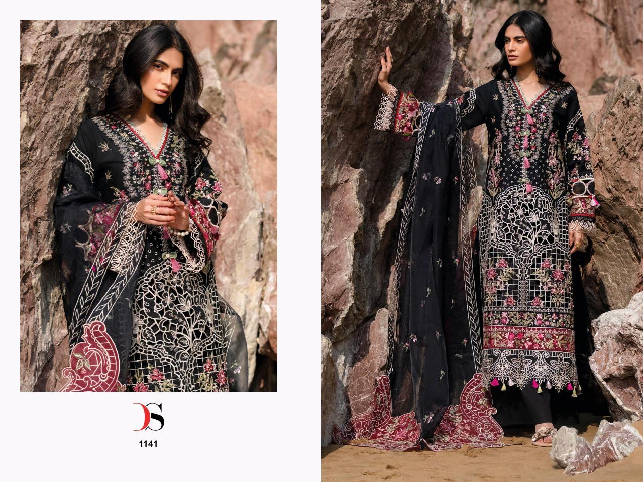 Deepsy Sirene Luxury Lawn 25 Catalog sharara suit pakistani uk