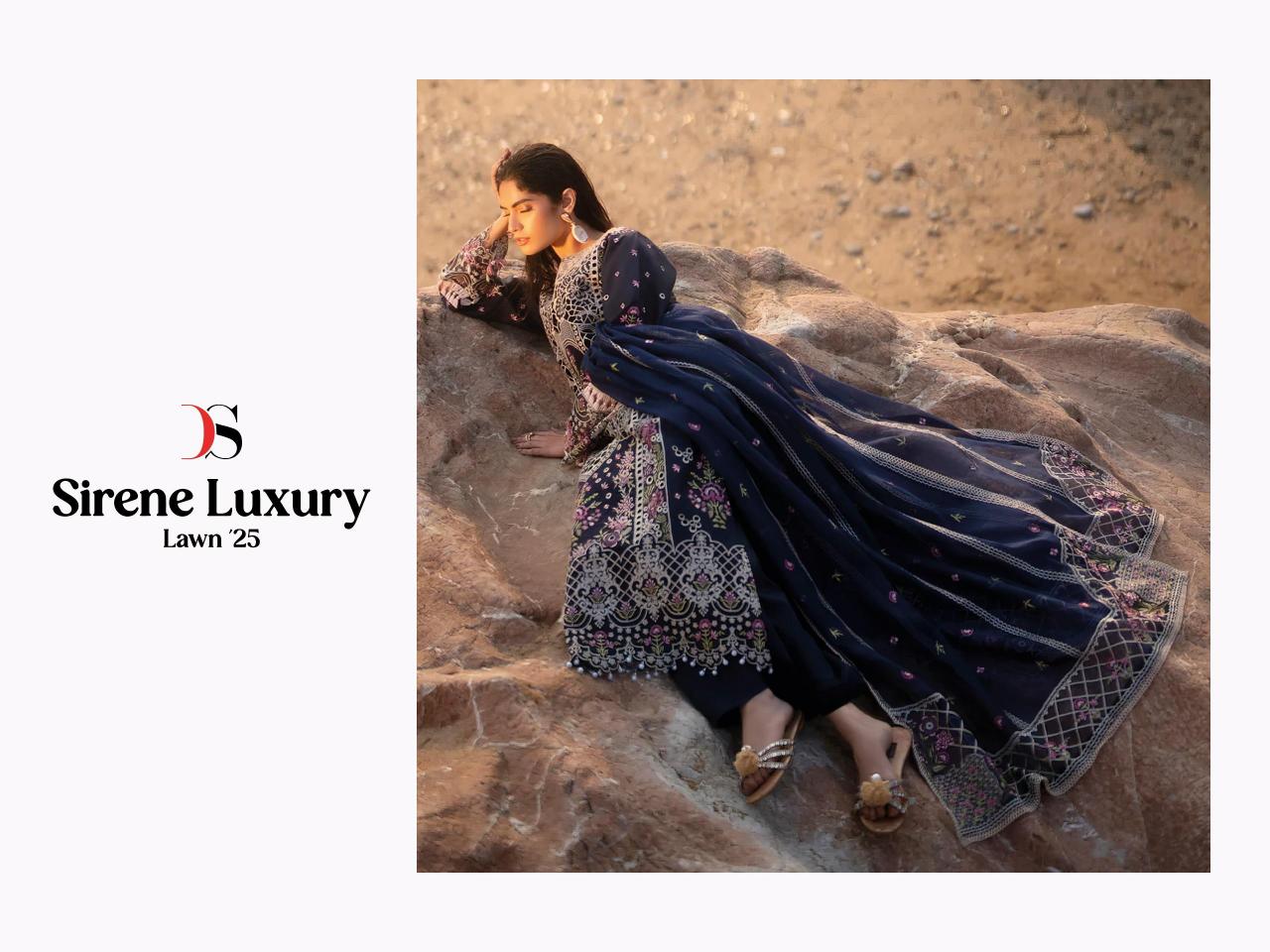 Deepsy Sirene Luxury Lawn 25 Catalog sharara suit pakistani uk