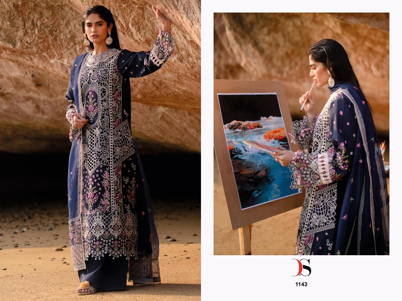 Deepsy Sirene Luxury Lawn 25 Catalog sharara suit pakistani uk