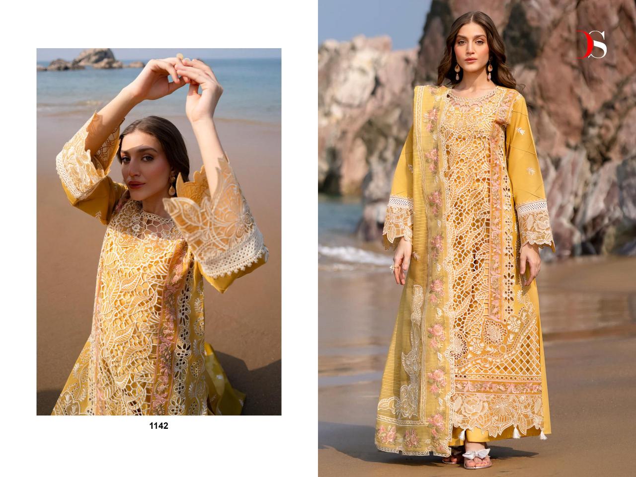 Deepsy Sirene Luxury Lawn 25 Catalog sharara suit pakistani uk