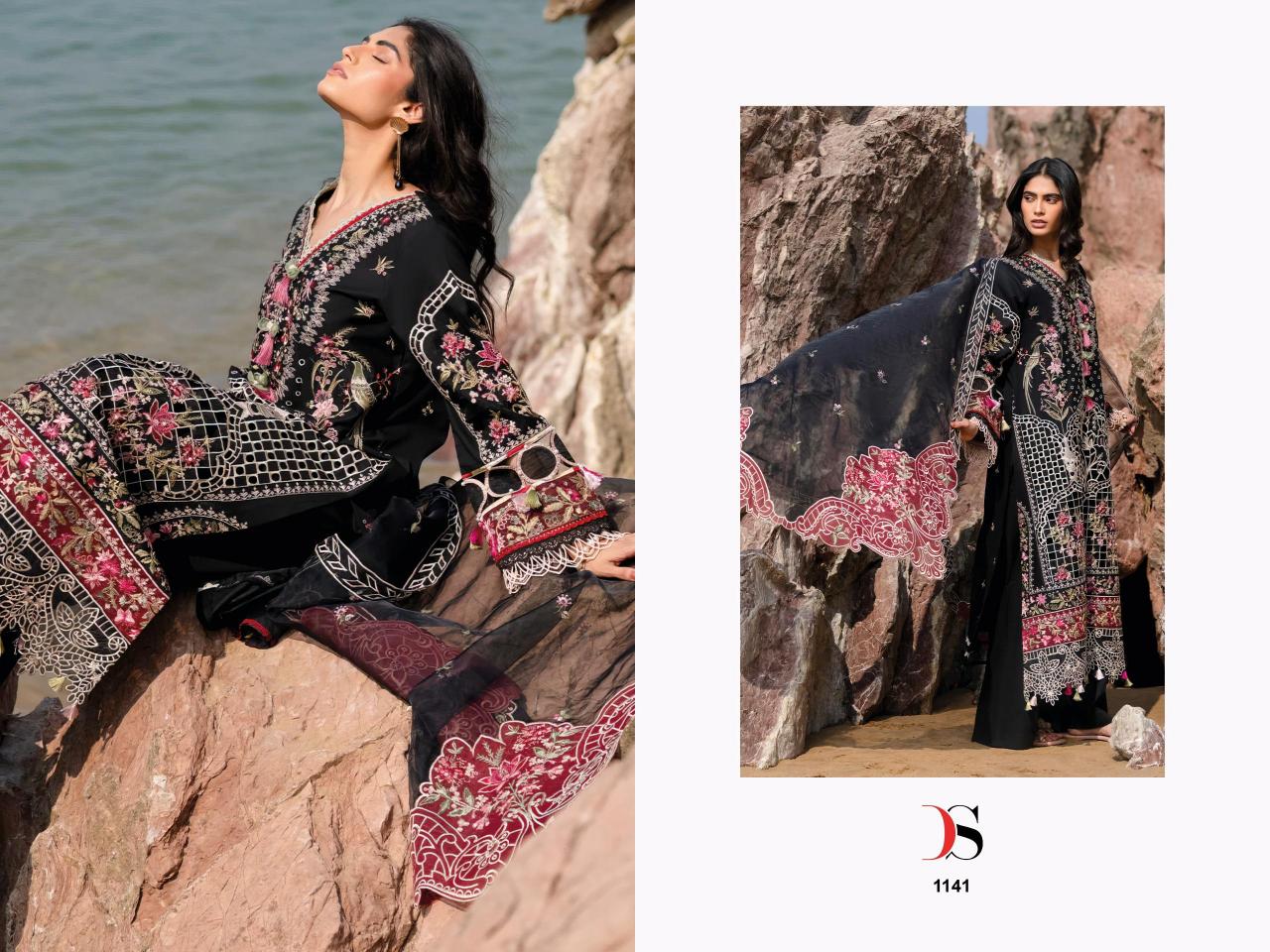 Deepsy Sirene Luxury Lawn 25 Catalog sharara suit pakistani uk