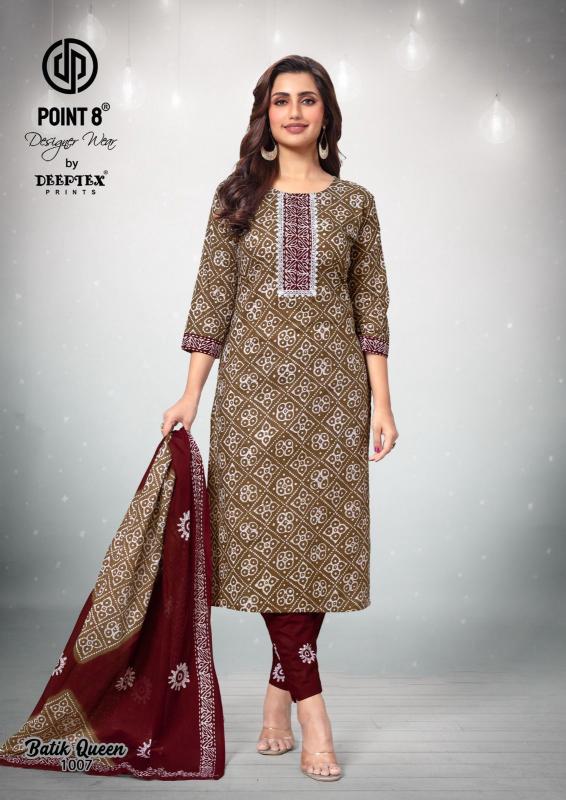 Deeptex Batik Queen Vol-1 – Kurti Pant With Dupatta - Wholesale Catalog
