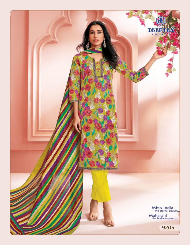 Deeptex Miss India Vol-92 – Dress Material - Wholesale Catalog