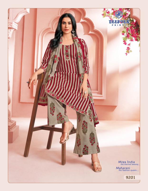 Deeptex Miss India Vol-92 – Dress Material - Wholesale Catalog