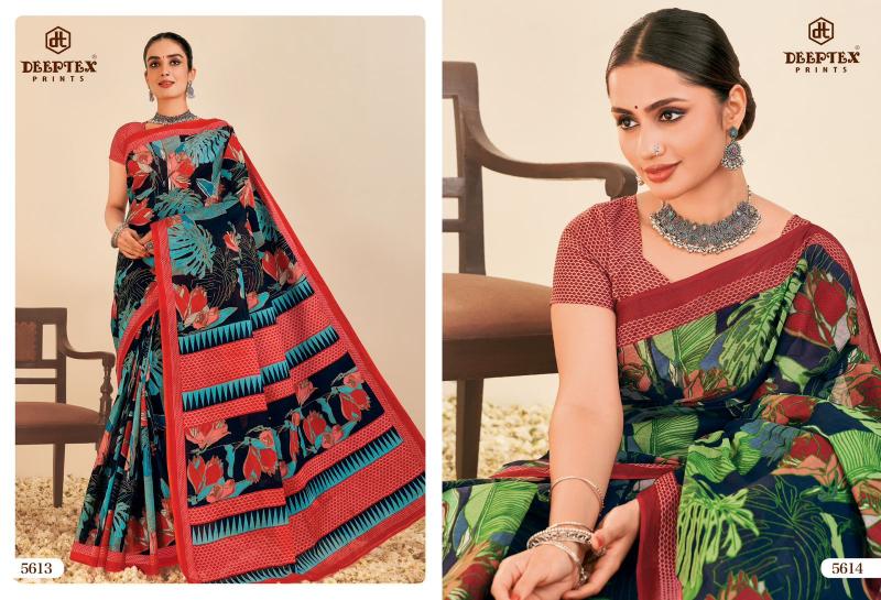 Deeptex Mother India Vol-56 – Cotton Sarees - Wholesale Catlog
