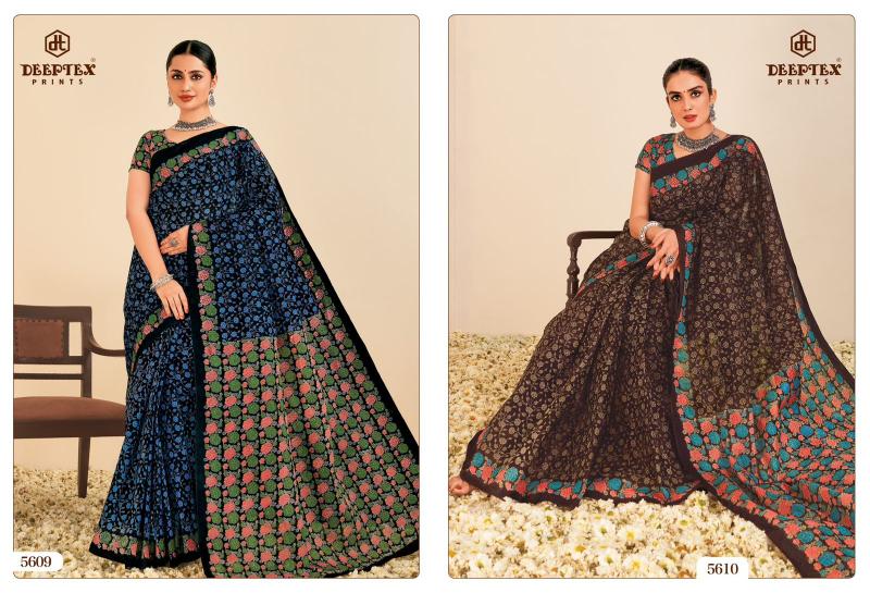 Deeptex Mother India Vol-56 – Cotton Sarees - Wholesale Catlog
