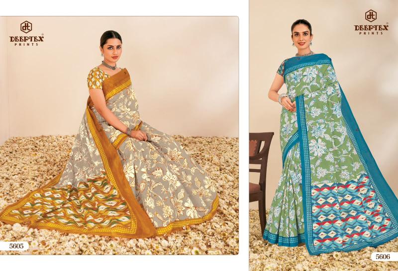 Deeptex Mother India Vol-56 – Cotton Sarees - Wholesale Catlog