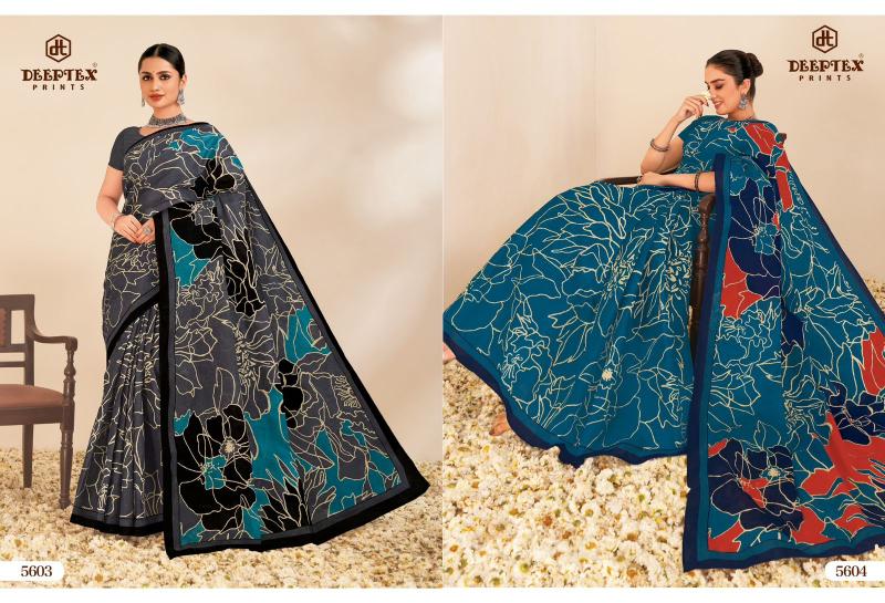 Deeptex Mother India Vol-56 – Cotton Sarees - Wholesale Catlog
