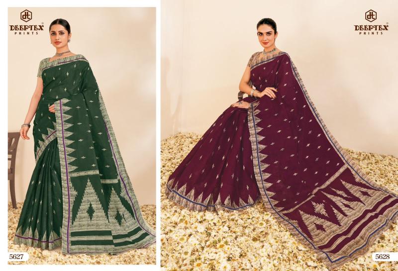 Deeptex Mother India Vol-56 – Cotton Sarees - Wholesale Catlog