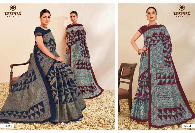 Deeptex Mother India Vol-56 – Cotton Sarees - Wholesale Catlog