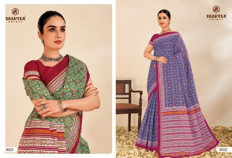 Deeptex Mother India Vol-56 – Cotton Sarees - Wholesale Catlog