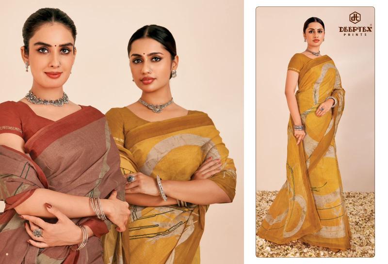 Deeptex Mother India Vol-56 – Cotton Sarees - Wholesale Catlog