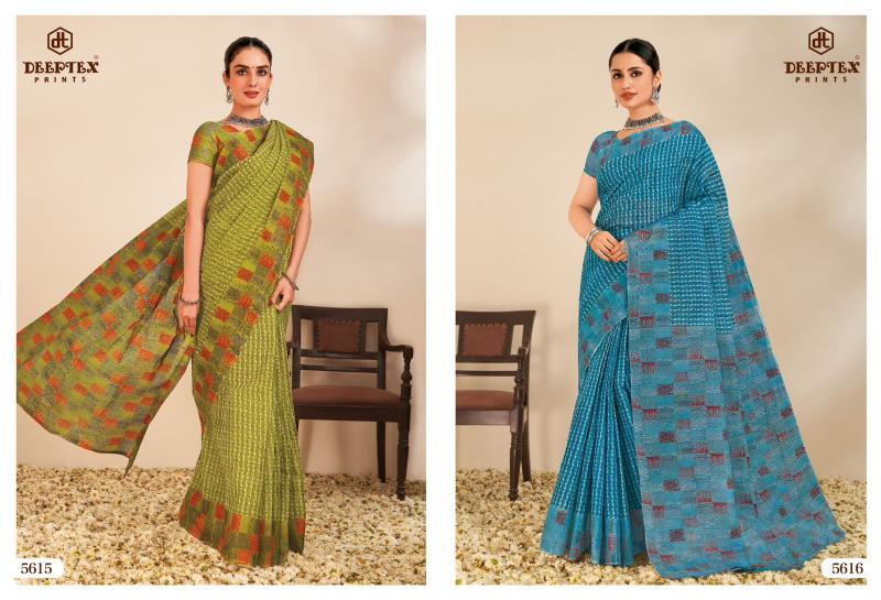 Deeptex Mother India Vol-56 – Cotton Sarees - Wholesale Catlog