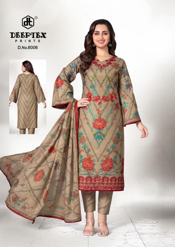 Deeptex Roohi Zara Vol-06 - Dress Material  - Wholesale Catalog