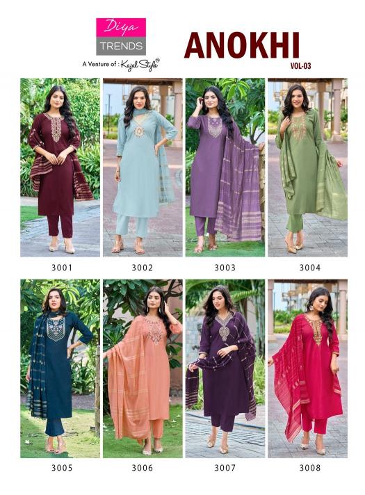 Diya Trends Anokhi Vol 3 catalog jaipuri kurtis wholesale in jaipur