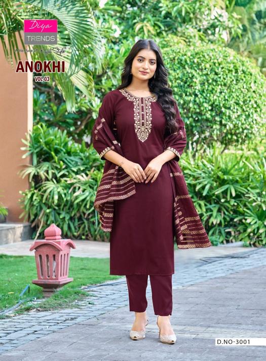 Diya Trends Anokhi Vol 3 catalog jaipuri kurtis wholesale in jaipur
