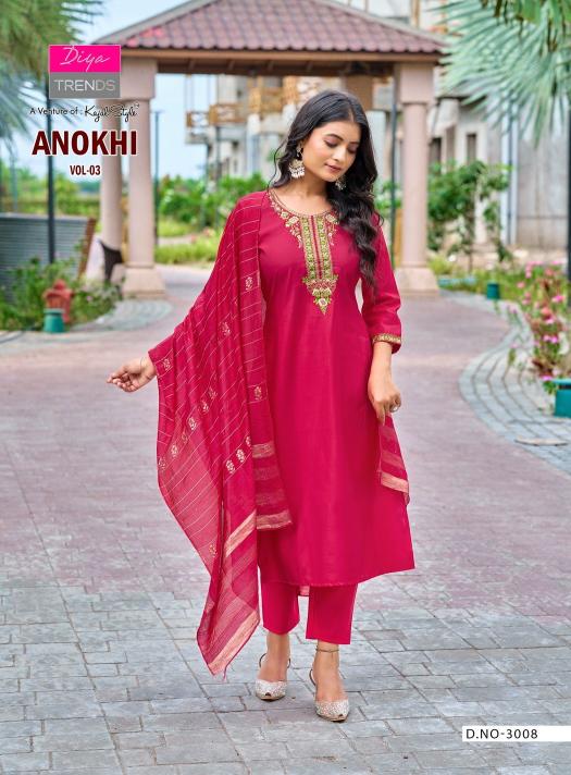 Diya Trends Anokhi Vol 3 catalog jaipuri kurtis wholesale in jaipur