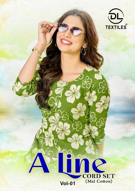 DL A Line Vol 1 Catalog cotton co ord set manufacturers in surat