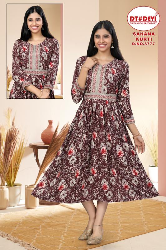 Dt Devi Sahana 8777 catalog kids wear wholesale price