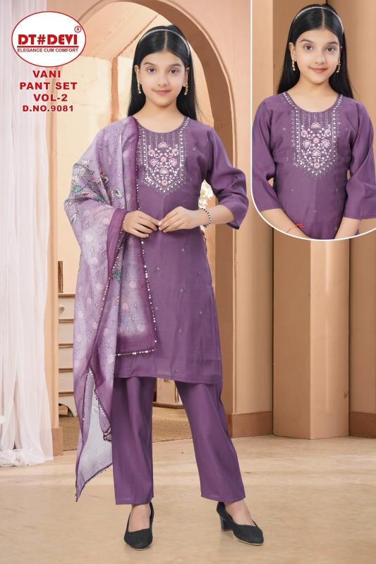 Dt Devi Vani Pant Set vol 2 catalog branded kids wear wholesale blogspot