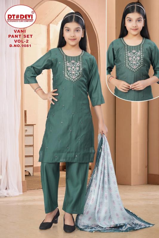 Dt Devi Vani Pant Set vol 2 catalog branded kids wear wholesale blogspot