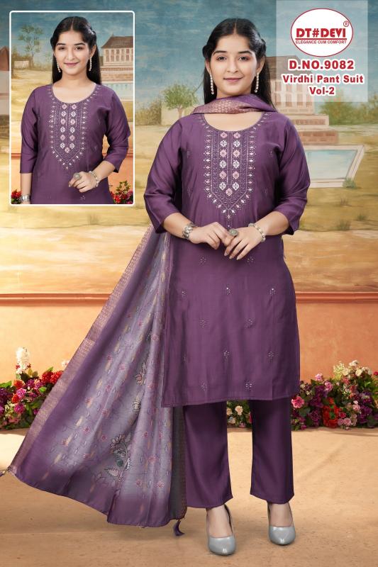 Dt Devi Virdhi Pant Suit Vol 2 catalog wholesale market kids wear