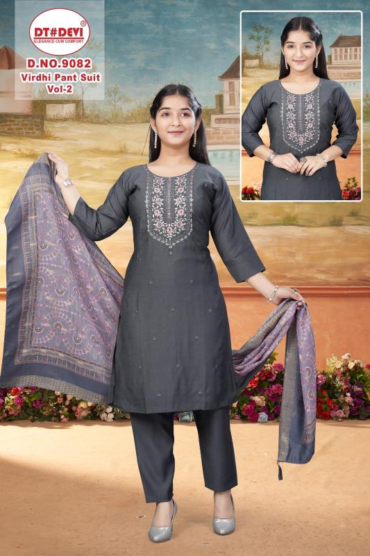 Dt Devi Virdhi Pant Suit Vol 2 catalog wholesale market kids wear