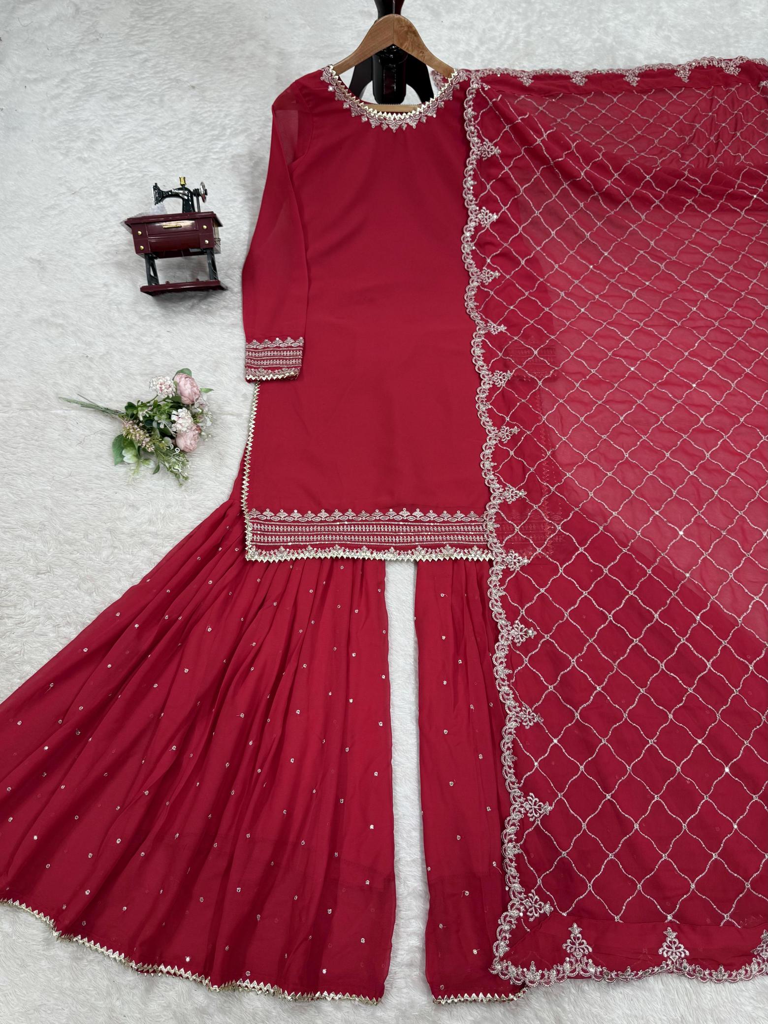 Felocity 5867 catalog georgette kurtis online india