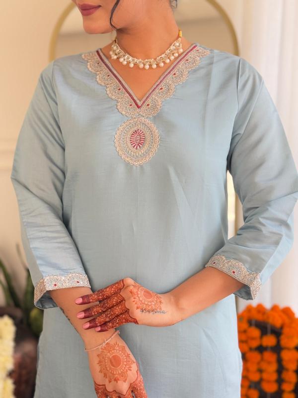 Felocity Arya catalog embroidery kurti wholesale
