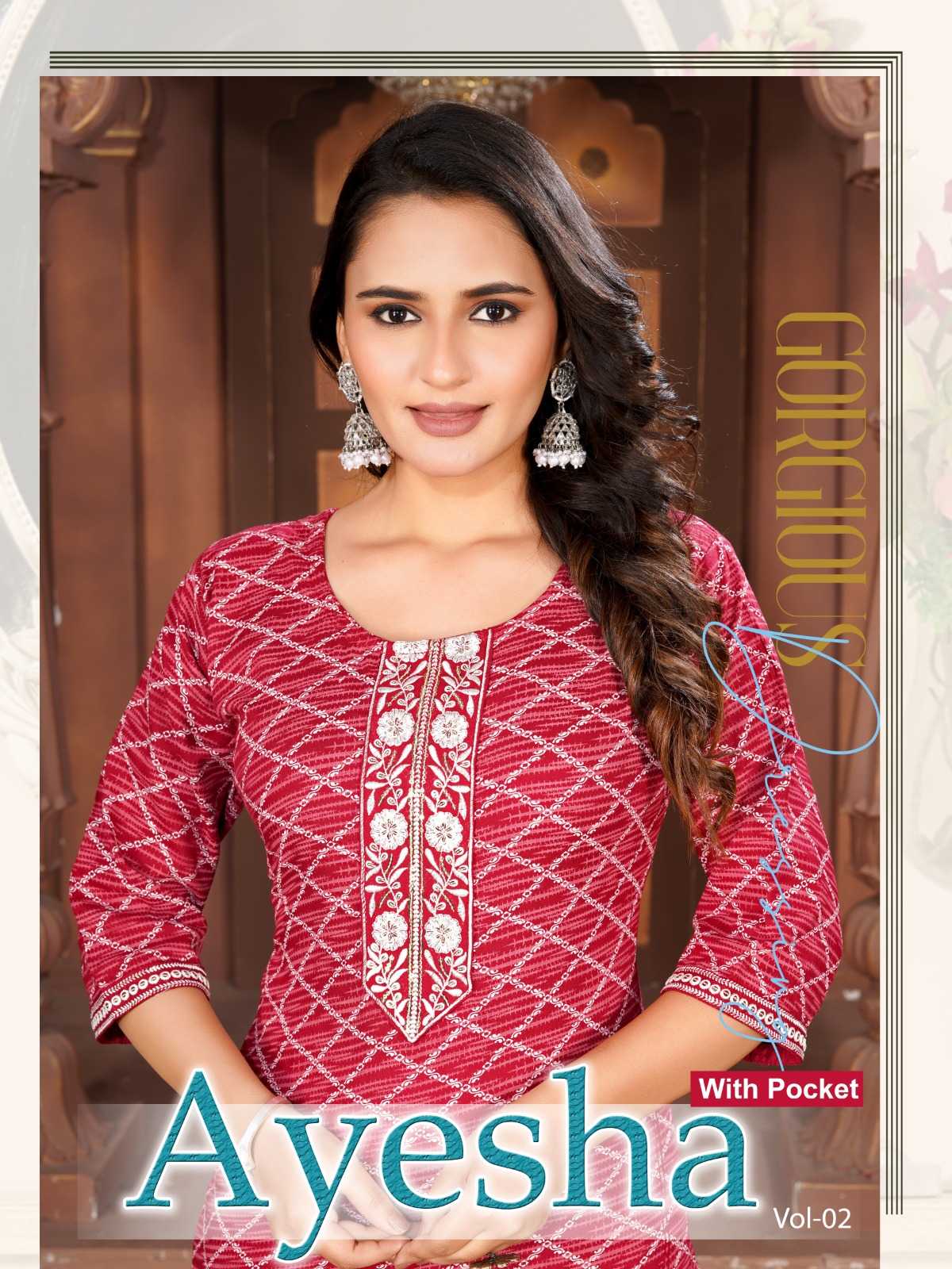 Felocity Ayesha Vol 2 catalog kurtis online purchase in india