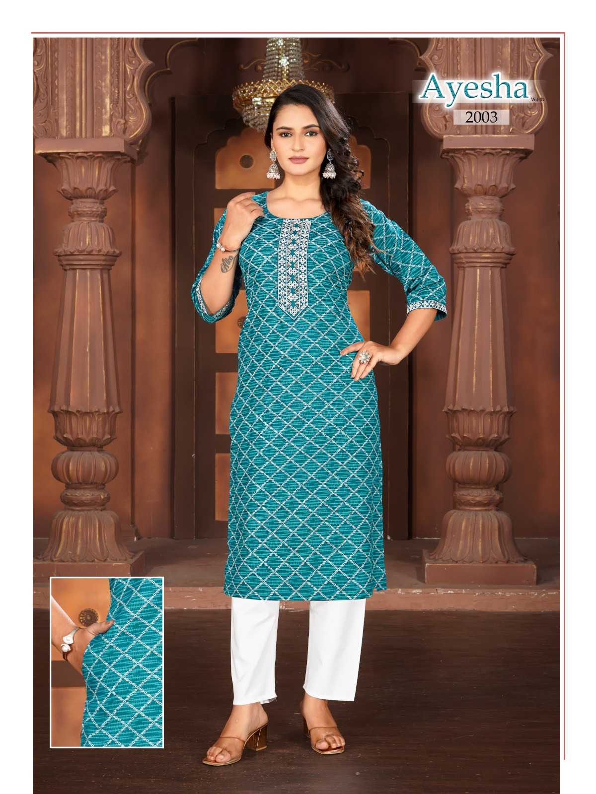 Felocity Ayesha Vol 2 catalog kurtis online purchase in india