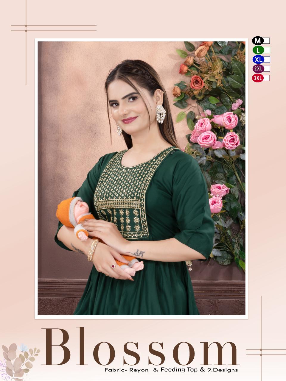 FT Blossom vol.0.1 catalog north indian style kurti