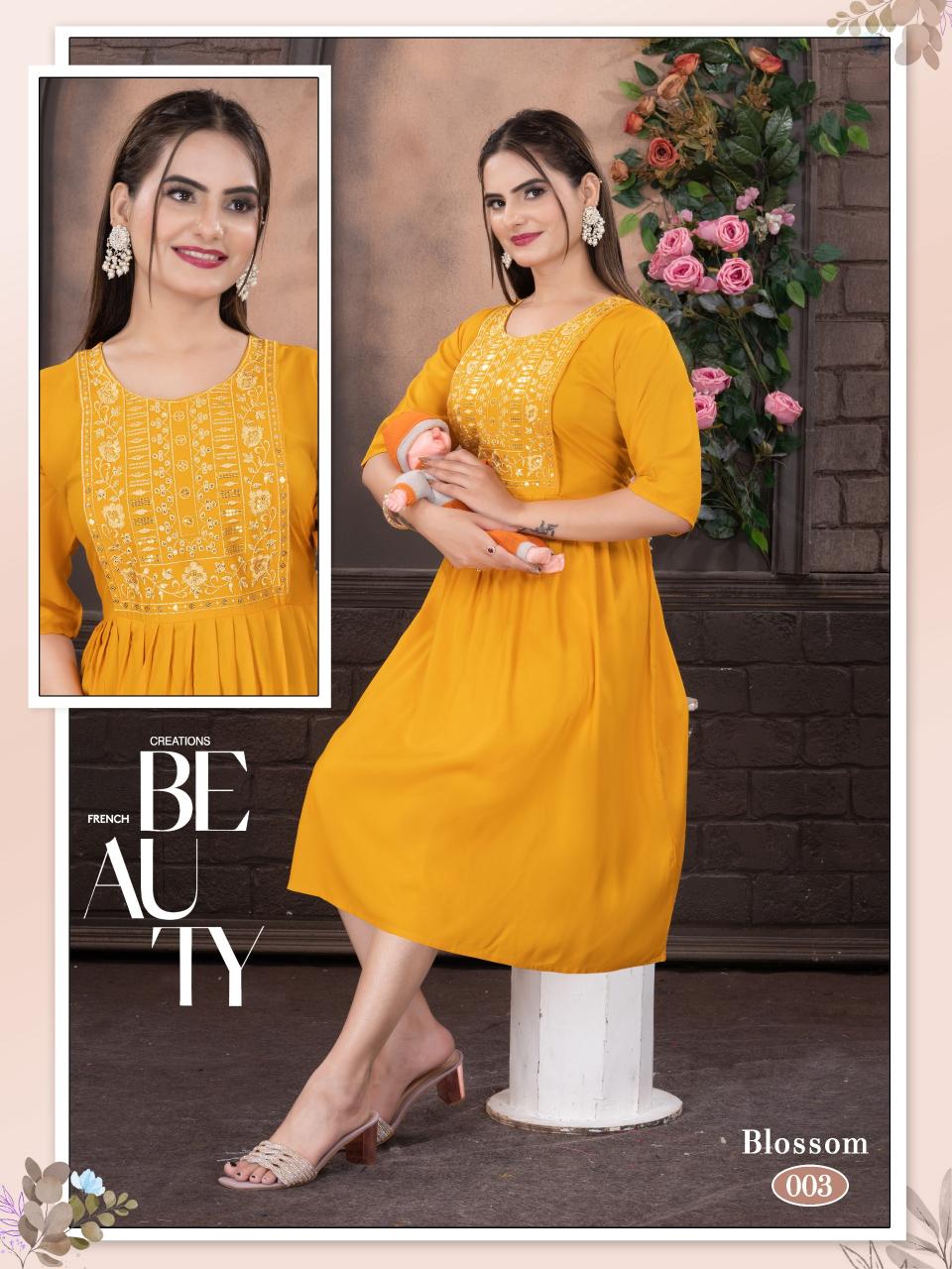 FT Blossom vol.0.1 catalog north indian style kurti